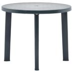 vidaXL Tuintafel 89 cm kunststof groen, Tuin en Terras, Tuintafels, Verzenden, Nieuw, Kunststof