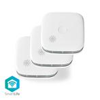 Rookmelder Wifi | Set van 3 slimme rookmelders met App, Verzenden, Nieuw