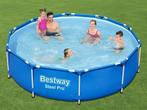 Bestway Steel Pro zwembad 305 cm – Inclusief pomp en filt., Ophalen of Verzenden, Nieuw