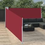 vidaXL Windscherm uittrekbaar 100x1000 cm rood, Tuin en Terras, Zonneschermen, Verzenden, Nieuw