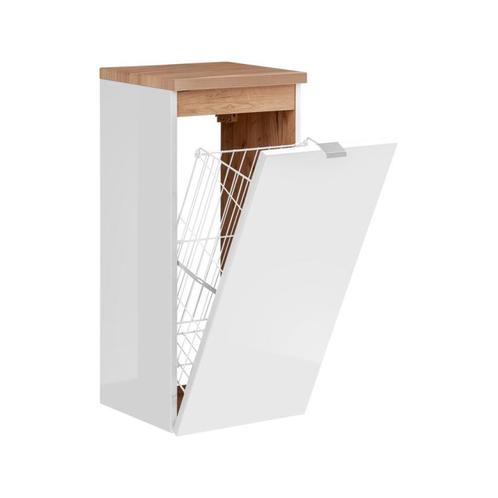 Wasmand Capri Wit (Badkamermeubels), Huis en Inrichting, Badkamer | Badkamermeubels, Nieuw, Ophalen of Verzenden