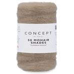 Katia Concept 50 Mohair Shades - 08 beige - Mohair Garen, Hobby en Vrije tijd, Breien en Haken, Ophalen of Verzenden, Nieuw