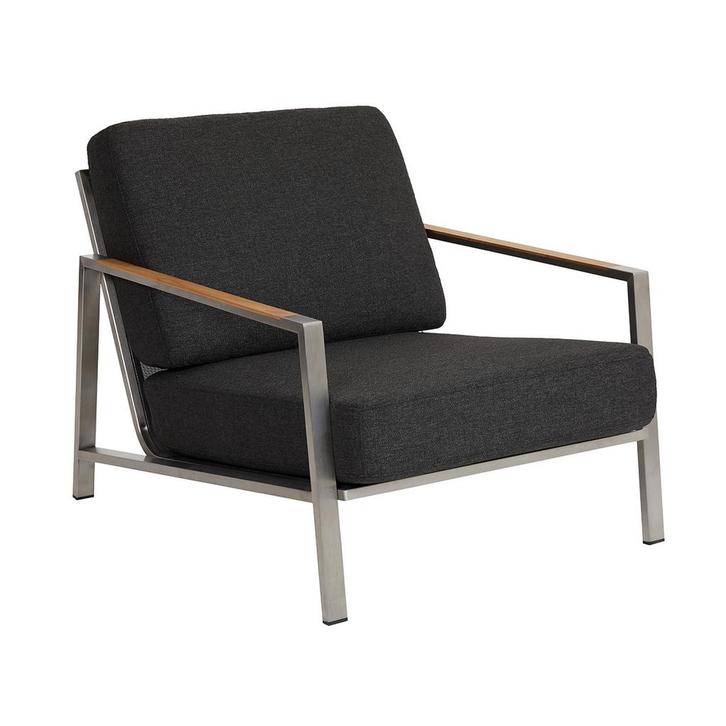 *WOONWINKEL* Brafab Naos RVS Tuin Fauteuil Met All-weather K, Tuin en Terras, Tuinsets en Loungesets, Nieuw, Verzenden