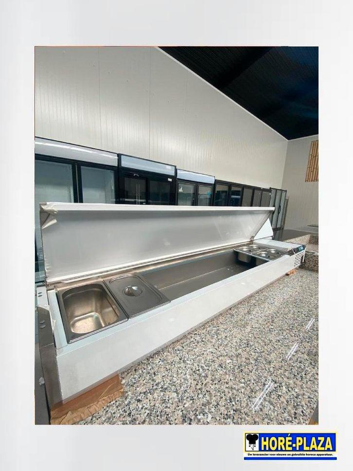 Diamond SX160/CC-R6 | Koelvitrine rvs 7x GN1/4, Zakelijke goederen, Horeca | Keukenapparatuur, Nieuw in verpakking, Koelen en Vriezen