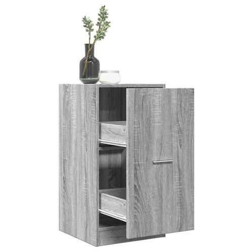 vidaXL Apothekerskast 40x41x77,5 cm bewerkt hout grijs, Huis en Inrichting, Kasten | Overige, Nieuw, Verzenden