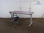 Zit-Sta bureau | Jong gebruikt | Lichtgrijs Klassiek BT378, Verzenden, Gebruikt