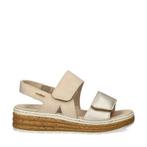 Rieker sleehak voor dames in het Beige, Verzenden, Beige, Nieuw, Sandalen of Muiltjes
