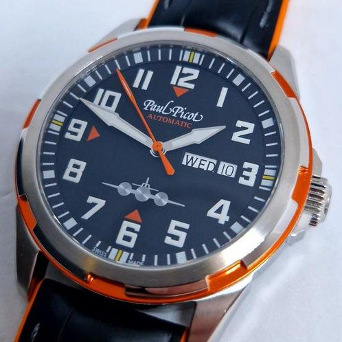 Paul Picot - Pilot P2053 - Zonder Minimumprijs - P2053 -, Sieraden, Tassen en Uiterlijk, Horloges | Heren