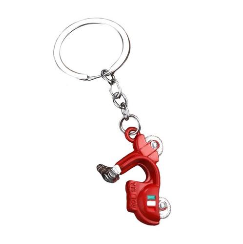 Sleutelhanger Italiaanse Rode Scooter, Motoren, Kleding | Motorkleding, Nieuw met kaartje, Verzenden