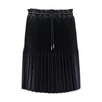 Frogbox • zwarte faux leather rok • 36, Verzenden, Zwart, Nieuw, Maat 36 (S)