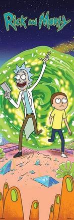 Poster Rick and Morty Portal 53x158cm, Verzenden, Nieuw, A1 t/m A3