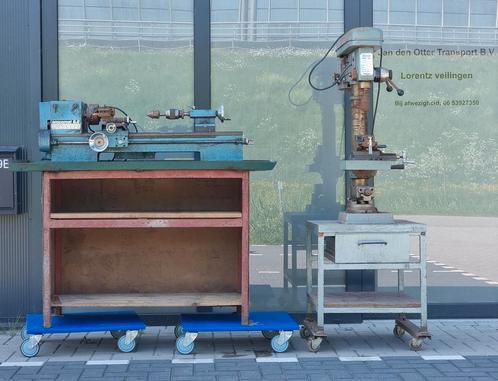 Een kolomboormachine en een metaaldraaibank, Doe-het-zelf en Verbouw, Overige Doe-het-zelf en Verbouw, Gebruikt