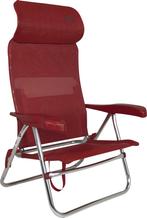 Crespo |  AL-205 strandstoel compact rood, Caravans en Kamperen, Kampeermeubelen, Nieuw