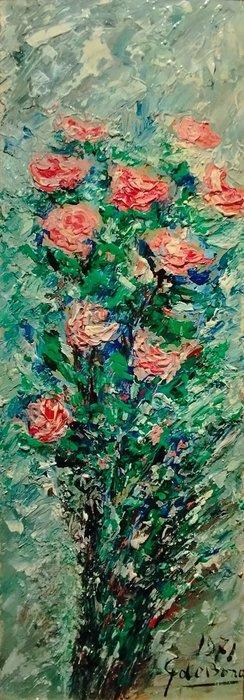 Italiaanse school (XX) - Vaso Con Fiori, Antiek en Kunst, Kunst | Schilderijen | Klassiek