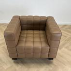 Outlet Design Wittmann Kubus fauteuil, designer Josef, Ophalen of Verzenden, Nieuw, Leer, Eén