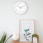 Tyme Wandklok 40cm Klok Modern Muurklok - Analoog - Stil, Ophalen of Verzenden, Zo goed als nieuw