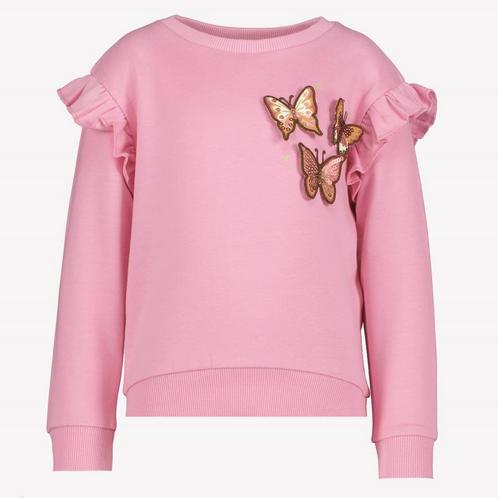 TwoDay meisjes sweater met vlinders en ruches maat 92, Kleding | Dames, Truien en Vesten, Nieuw, Verzenden