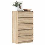 vidaXL Ladekast 60x36x103 cm bewerkt hout sonoma, Verzenden, 100 tot 150 cm, Nieuw, 50 tot 100 cm