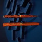 Waterman - “Red Ripple / Woodgrain” - Vulpen, Verzamelen, Pennenverzamelingen, Nieuw