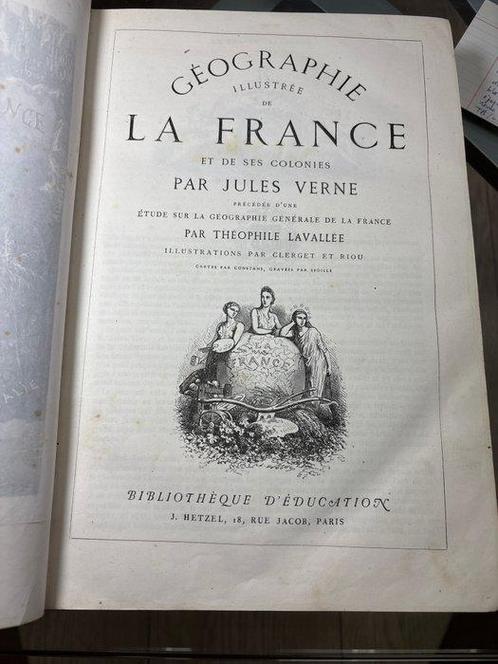 Jules Verne et Théophile Lavallée / Clerget et Riou -, Antiek en Kunst, Antiek | Boeken en Bijbels