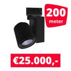 *TIP* LED Railverlichting Ledimo 5 Zwart 200 spots + 200M, Ophalen of Verzenden