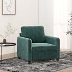 Fauteuil 60cm Donkergroen Fluweel - OP = OP! Relaxfauteuil, Nieuw, 75 tot 100 cm, Ophalen of Verzenden, 75 tot 100 cm