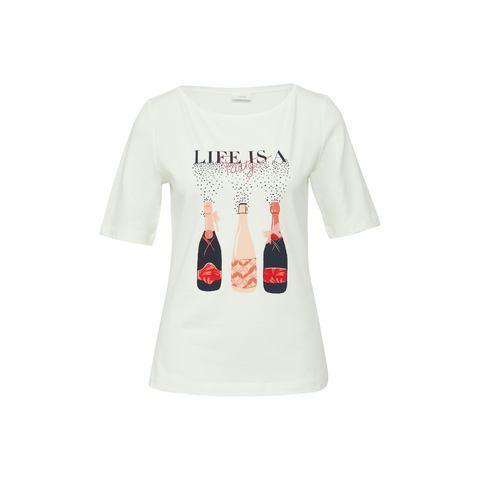 s.Oliver BLACK LABEL Shirt met print met stretch, Kleding | Dames, T-shirts, Nieuw, Verzenden