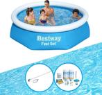 Bestway Zwembad Fast Set 244x61 cm  Zwembadset, Verzenden, 200 tot 300 cm, Opblaaszwembad, 80 tot 120 cm