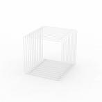 Staaldraad podium wit vierkant 40 cm, Nieuw in verpakking