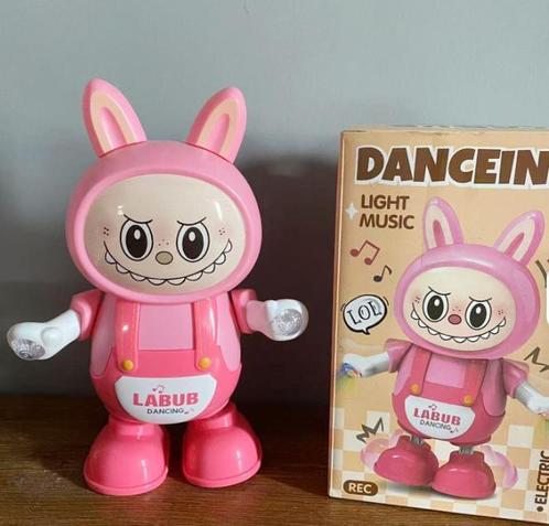 Elektrisch Dansen, Verlichting, Muziek En Swingende Labub, Kinderen en Baby's, Speelgoed | Actiefiguren, Nieuw, Verzenden