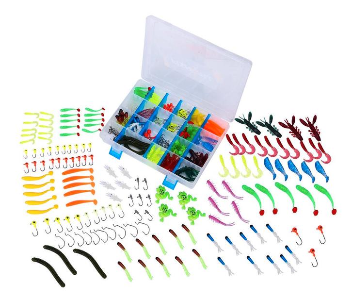 Fish4All Softbait Box (146pcs), Watersport en Boten, Hengelsport | Algemeen, Nieuw, Verzenden