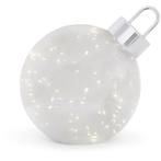 Glazen kerstbal met led-verlichting - 30 cm - 80, Verzenden, Nieuw