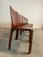 Cassina - Mario Bellini - Stoel (6) - taxi - Leder