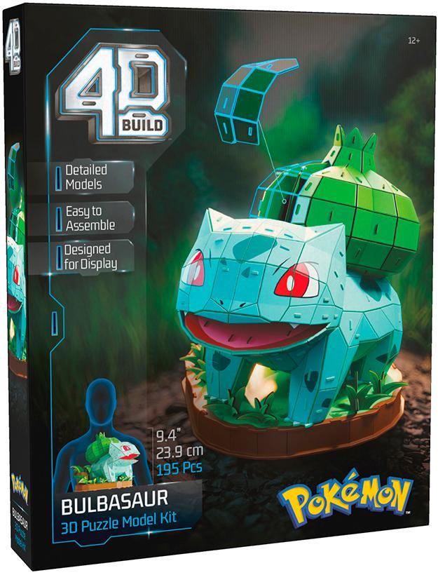4D Build Pokemon - Bulbasaur 3D Bouwpakket (195 stukjes) |, Kinderen en Baby's, Speelgoed | Bouwstenen, Nieuw, Verzenden