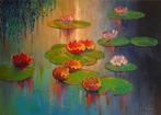 Andrzej Mykietyn (XX-XXI) - Water lilies, Antiek en Kunst