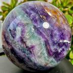 Fluoriet Fine polished Large AAA Multicolor fluorite sphere