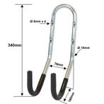 Wandhaak voor fiets verticaal ophangen – fietshaak voor muur, Ophalen of Verzenden, Nieuw