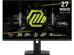 MSI - QHD  Monitor - 27 inch, MSI, IPS, Verzenden, In hoogte verstelbaar