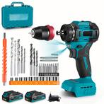 Slagmoersleutel met accu - Slagschroevendraaier - Met 2 Batt, Verzenden, Zo goed als nieuw