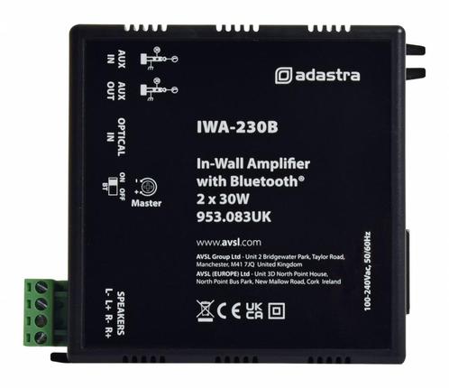 Adastra IWA230B Bluetooth 5.0 Stereo Versterker Module 2x, Audio, Tv en Foto, Versterkers en Receivers, Nieuw, Overige merken