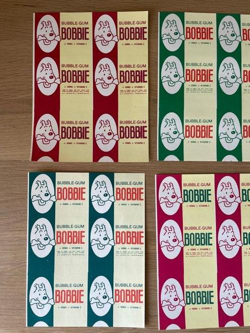 Tintin - Milou Bubble gum - 6 wikkels in variante kleur +, Boeken, Stripboeken