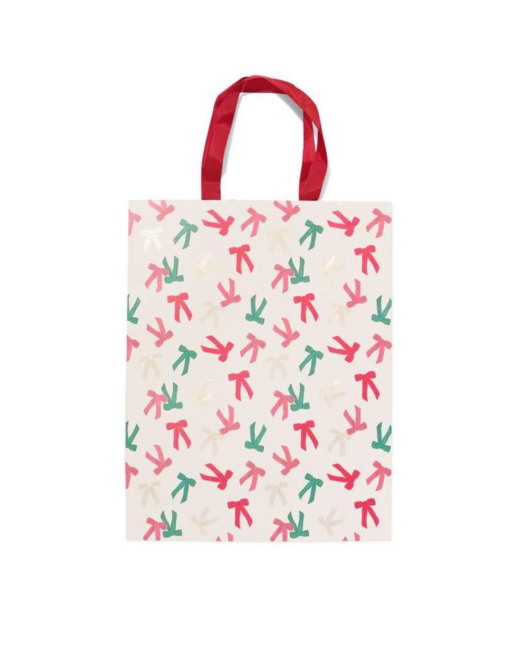 HEMA Cadeautas 17x45x45cm strikken, Diversen, Kerst, Nieuw, Verzenden