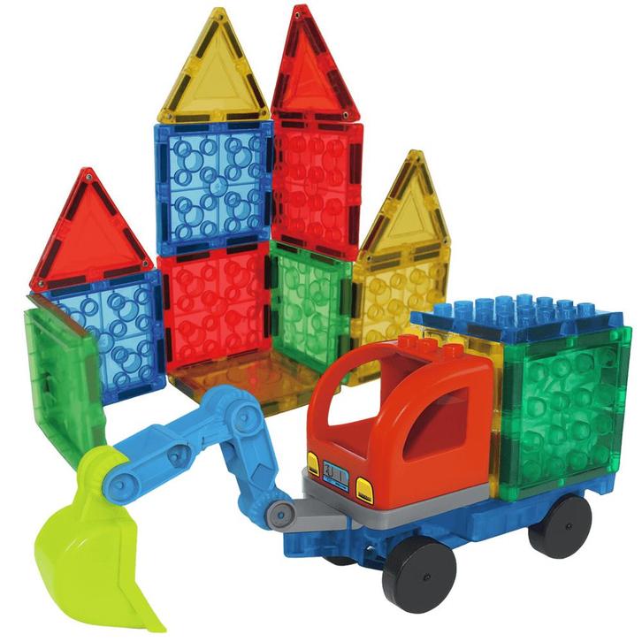 NIEUW: Auto voor magnetisch speelgoed - 26 onderdelen, Kinderen en Baby's, Speelgoed | Bouwstenen, Nieuw, Overige merken, Ophalen of Verzenden