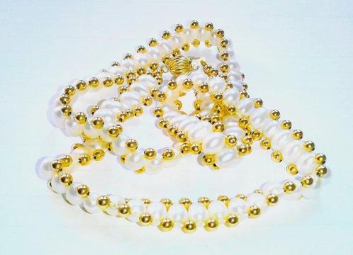 Zonder Minimumprijs - Kraagketting 585/14 kt geelgoud -, Sieraden, Tassen en Uiterlijk, Antieke sieraden