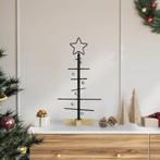 vidaXL Metalen kerstboom met standaard Zwart 60 cm, Diversen, Kerst, Verzenden, Nieuw