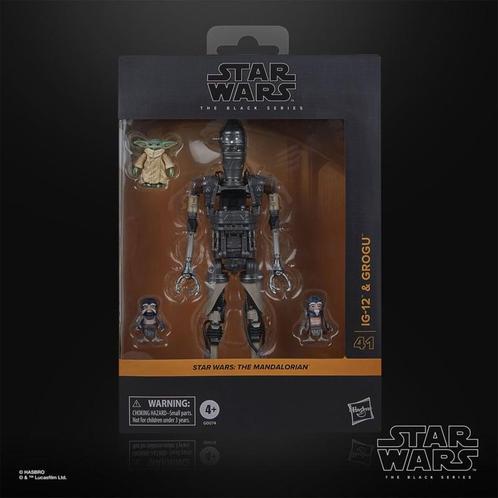 Star Wars The Black Series IG-12 & Grogu Deluxe (Toys), Verzamelen, Star Wars, Actiefiguurtje, Zo goed als nieuw, Verzenden