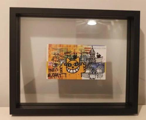 M. Chat (Thoma Vuille) (1977) - M.CHAT A PARIS (Dessin sur, Antiek en Kunst, Kunst | Schilderijen | Modern