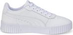 PUMA Carina 2,0 Jr Meisjes Sneakers - Wit/Zilver - Maat 37,5, Kleding | Dames, Schoenen, Verzenden, Nieuw, Wit