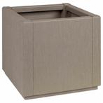 vidaXL Tuin Bloempot Grijs 36 x 36 x 35 cm Polypropyleen, Tuin en Terras, Kunststof, Verzenden, Minder dan 60 cm, Nieuw