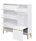 Ruime Schoenenkast voor Hal – Met Verborgen Schoenenkruk, Verzenden, Nieuw